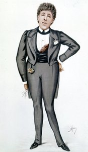 Karikatur von Oscar Wilde (1854 - 1900) von Carlo Pellegrini (1839 - 1889) - in „Vanity Fair“ am 24. Mai