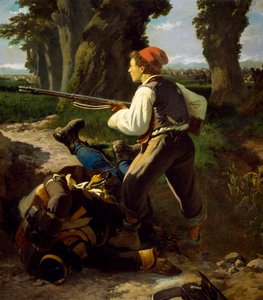 Pasquale Cova in der Schlacht von Varese, 26. Mai 1859 von Carlo Ademollo