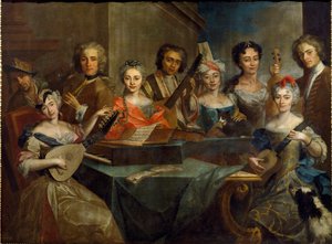 Familie von Musikern