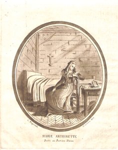 Marie-Antoinette letzte Gefängnis von Carlo Antonio Porporati