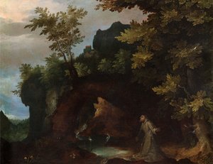 Ekstase des Hl. Franziskus, recto