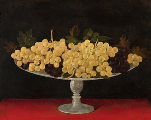 Metallplatte mit Trauben, Rückseite von Carlo Antonio Procaccini