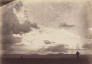 Wolkenstudie, Römische Campagna, um 1860 von Carlo Baldassare Simelli