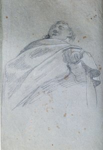 Büste eines Mannes mit Umhang
