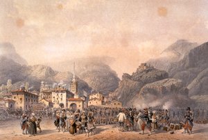 Französisches Lager in Susa im Jahr 1859