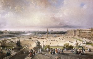 Place de la Concorde, Paris, 1853