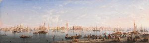 Panoramablick auf Venedig von Carlo Bossoli