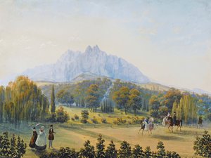Ansicht von Miskhor auf der Krim, 1841-1842