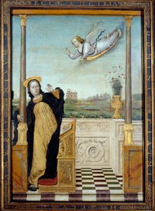 Verkündigung. Zentrales Panel eines Triptychons
