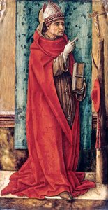 Porträt des Heiligen Bonaventura (Giovanni da Fidanza) von Carlo Crivelli