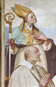 Krönung der Jungfrau (Fresko) (Detail)