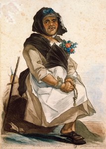 La Basana (schlampige und zerzauste Frau)