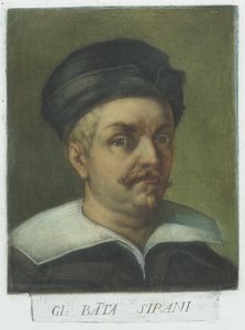 Porträt von Giovanni Battista Sirani von Carlo Lasinio