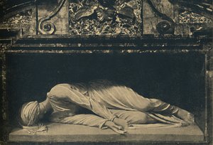 Rom - Basilika von St. Caecilia. - Statue der Heiligen von Maderno, 1910