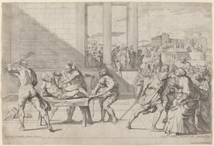 Martyrium des Heiligen Andreas von Carlo Maratta after Domenichino