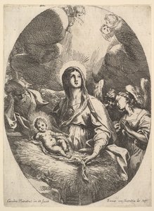 Die Anbetung der Engel von Carlo Maratta or Maratti