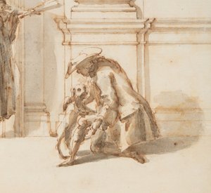 Entwurf für das Nordportal, Große Galerie, Villa Albani, Rom, Italien, 1755–56