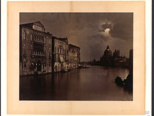 [Nachtansicht des Canal Grande, Venedig]