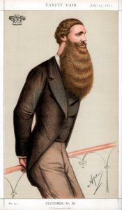 Ein konservativer Peitschenführer, 1871 von Carlo Pellegrini