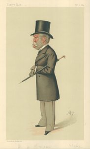 Sir Charles Lennox Wyke, Der Baron, 9. Februar 1884, Vanity Fair Karikatur von Carlo Pellegrini