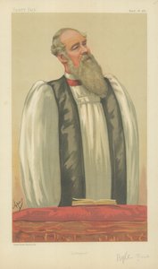Der rechte ehrwürdige John Charles Ryle, Bischof von Liverpool, Liverpool, 26. März 1881, Vanity Fair Karikatur von Carlo Pellegrini