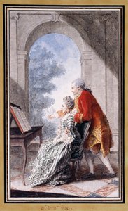 John Wilkes und Miss Gertrude Carmontelle