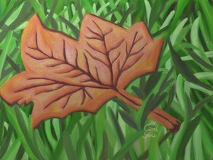 Herbstblatt von Carol Sousa Cuello