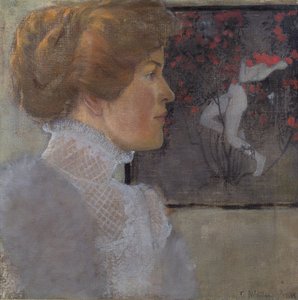 Damenbildnis von Carola Nahowska