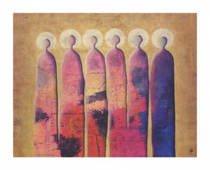 Ruhige abstrakte Figuren