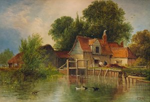 Mapledurham, um 1863, 1938 von Caroline Fanny Williams