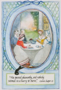 Der Tee verlief angenehm, und niemand schien es eilig zu haben, sich zu bewegen, 2010 von Caroline Hervey Bathurst