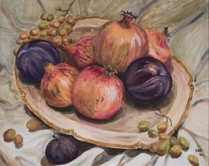 Herbstfrüchte, 1992 von Carolyn Hubbard Ford