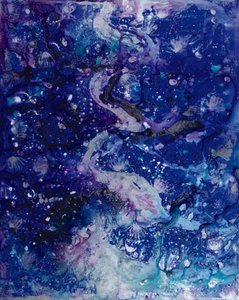 Himmelblaue Küstenlinien von Carolyn Mary Kleefeld