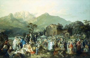 Ein Dorffest von Casimiro Radice