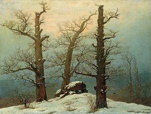 Steinhaufen im Schnee, 1807