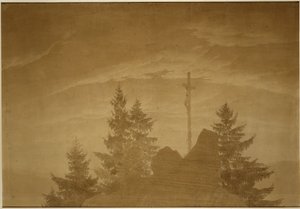 Das Kreuz im Gebirge von Caspar David Friedrich