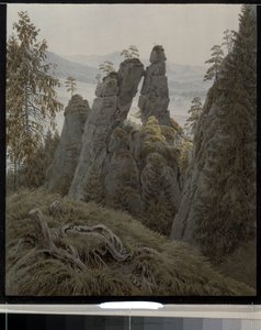 Das Felsentor in Neurathen von Caspar David Friedrich