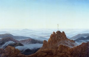 Morgen im Riesengebirge, von Caspar David Friedrich von Caspar David Friedrich