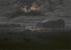 Nordsee im Mondlicht, ca. 1823