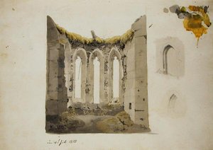 Ruinen eines gotischen Chors, 4. Juli 1810 von Caspar David Friedrich