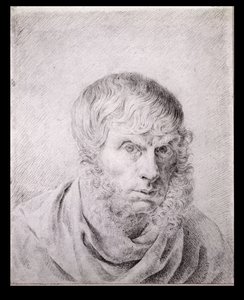 Selbstporträt, ca. 1810 von Caspar David Friedrich