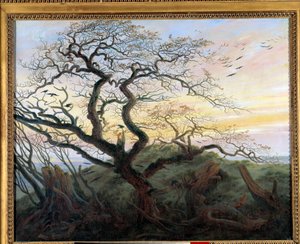 Der Baum mit Krähen