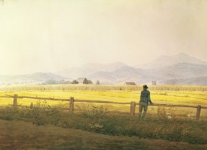 Ansicht des Schmiedebergerkamms, ca. 1837 von Caspar David Friedrich