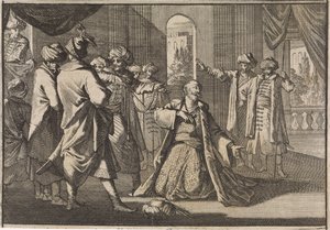 Emir Fakardin fleht Sultan Murat IV um sein Leben an, 1633
