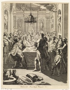 Das Festmahl des Belsazar von Caspar Luyken