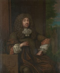Porträt von Jan Boudaen Courten (1635-1716), Herr von St. Laurens, Schellach und Popkensburg, Richter und Schöffe von Middelburg von Caspar Netscher (copy after)