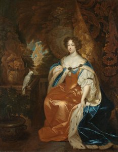 Porträt von Mary Stuart (1662-95), Ehefrau von Prinz Wilhelm III von Caspar Netscher