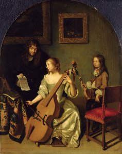Der Bassviolenspieler, 1665