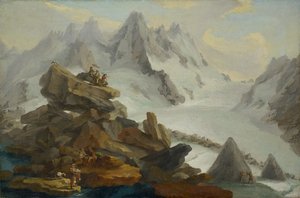 Der Lauteraargletscher von Caspar Wolf