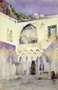 Innenhof des Kapuzinerklosters, Amalfi, 1898